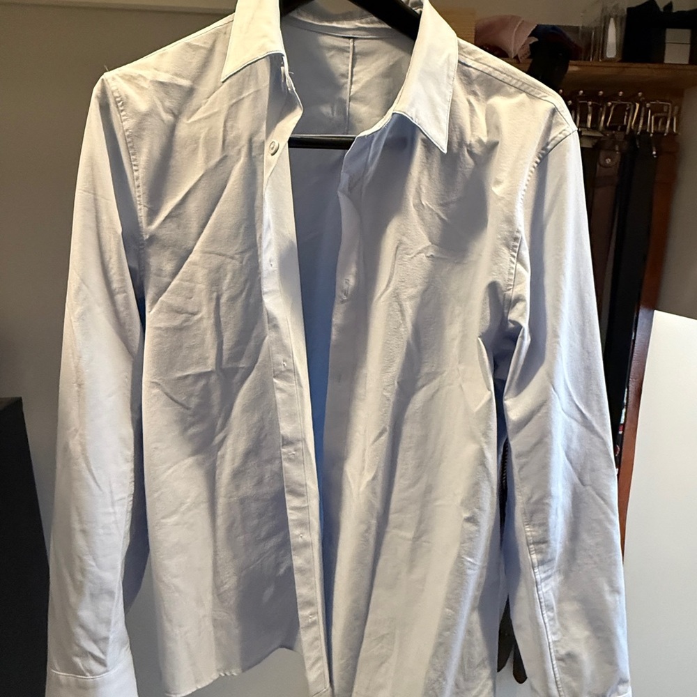 lululemon athletica Light Blue Dress Shirt